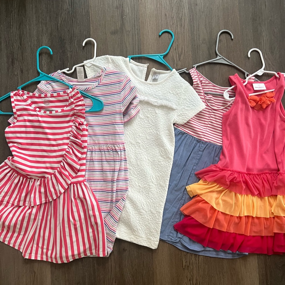 5 pack of dresses size 6x